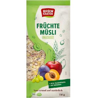 Früchte-Müsli ungesüßt