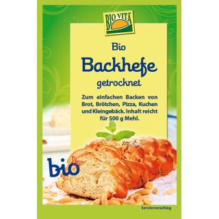 Bio-Backhefe getrocknet